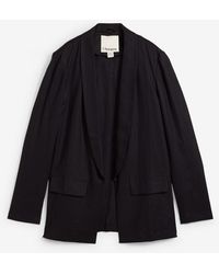 bonprix - Weit Geschnittener Blazer Aus Leinen-Viskose-Mix - Lyst