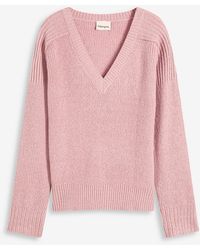 bonprix - Oversize-Pullover Mit V-Ausschnitt - Lyst