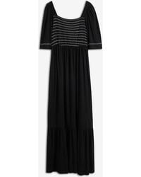 bonprix - Maxi Jurk Van Soepele Viscose-Mix - Lyst