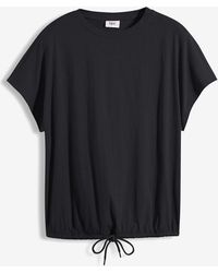 bonprix - Maglia Con Laccetto Da Annodare Al Fondo - Lyst