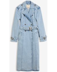 bonprix - Denim Trenchcoat - Lyst