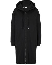 bonprix - Felpa Extra Lunga Con Zip E Spacchi Laterali - Lyst