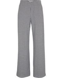 bonprix - Stretch-Hose Mit Hahnentrittmuster, Wide Leg - Lyst