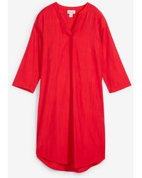 bonprix - Tunika-Kleid Aus Fließendem Viskose-Mix Mit Struktur Effekt - Lyst