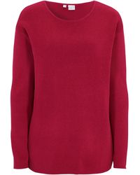bonprix - Pull Col Rond En Maille Milano Côtelée - Lyst