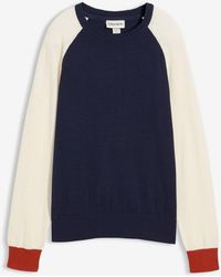 bonprix - Feinstrickpullover Aus Baumwoll-Mix Mit Raglanärmeln - Lyst