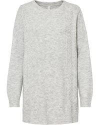 bonprix - Oversize-Pullover Mit Zopfmuster - Lyst