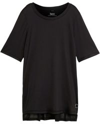 bonprix - Funktionsshirt Lang Mit Mesh, Schnelltrocknend - Lyst