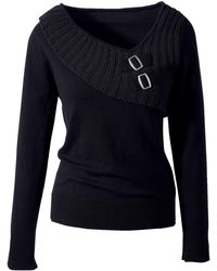 bonprix - Feinstrickpullover Aus Baumwoll-Mix - Lyst