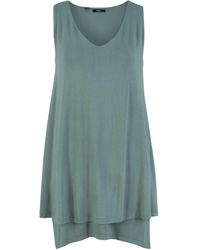 bonprix - Doppellagiges Long-Top Aus Viskose-Mix - Lyst