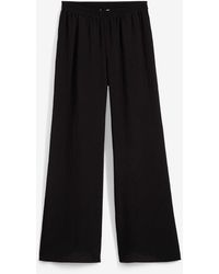 bonprix - Hose Aus Aus Strukturiertem Crinkle-Viskose-Mix - Lyst