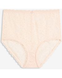 bonprix - Highwaist Slip Mit Floraler Spitze - Lyst