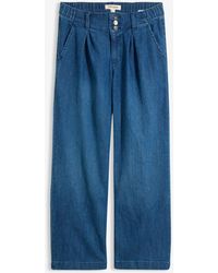 bonprix - Jean Large, Taille Haute Et Élastiquée, Cropped - Lyst