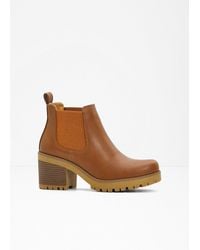 bonprix - Chelsea-Boots Mit Blockabsatz - Lyst