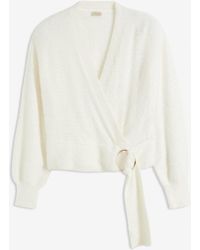bonprix - Pull Cache-Cœur Avec Accessoire - Lyst