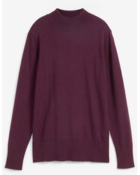 bonprix - Basic Pullover Mit Stehkragen Mit Recycelter Baumwolle - Lyst