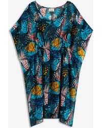 bonprix - Strandtuniek Van Lichte Chiffon - Lyst