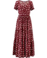 bonprix - Kleid Mit Kurzen Ärmeln - Lyst