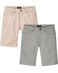 bonprix - Bermuda Elasticizzati, Regular Fit (Pacco Da 2) - Lyst