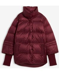 bonprix - Daunenjacke Mit Recycelten Daunen Und Strickärmeln - Lyst