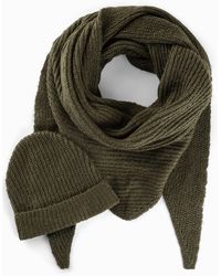bonprix - Strickset Schal Und Mütze (2-Tlg. Set) - Lyst