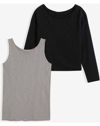 bonprix - Pull Et Top 100% Coton (Ens. 2 Pces) - Lyst