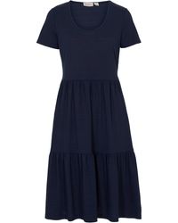 bonprix - Shirtkleid Mit Strukturmuster Aus Viskose-Mix - Lyst