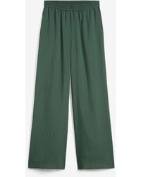 bonprix - Hose Aus Aus Strukturiertem Crinkle-Viskose-Mix - Lyst