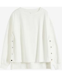 bonprix - Oversize-Sweatshirt Aus Reiner Bio-Baumwolle - Lyst