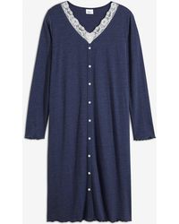 bonprix - Camicia Da Notte Lunga Con Abbottonatura - Lyst