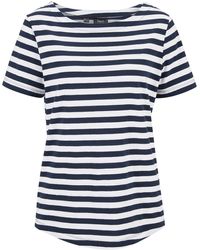 bonprix - T-Shirt Mit U-Boot-Ausschnitt - Lyst