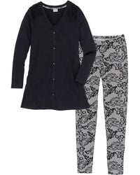 bonprix - Pyjama Mit Leggings - Lyst