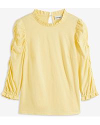 bonprix - 3/4-Arm Shirt Mit Raffung - Lyst