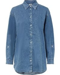 bonprix - Camicia Di Jeans Elasticizzata Oversize - Lyst