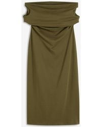 bonprix - Abito Midi Con Spalle Scoperte - Lyst