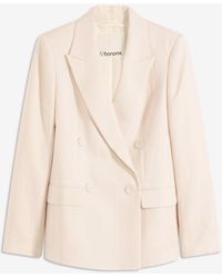 bonprix - Blazer Con Lyocell Effetto Crinkle - Lyst