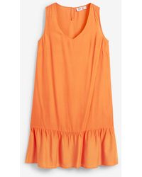 bonprix - Kurzes Kleid Aus Fließender Viskose - Lyst