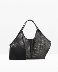 bonprix - Mesh Shopper Mit Herausnehmbarer Innentasche - Lyst