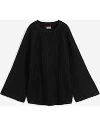 bonprix - Maglione Oversize Con Lavorazione A Trecce - Lyst