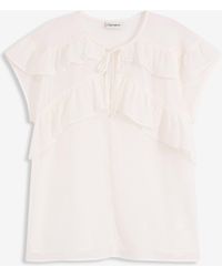 bonprix - Camicetta Di Chiffon Con Volant - Lyst