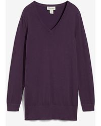 bonprix - Basic Longpullover Mit V-Ausschnitt - Lyst