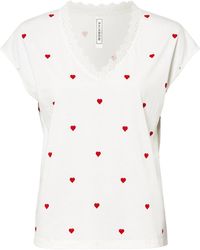 bonprix - Bedrucktes Shirt Aus Reiner Baumwolle - Lyst