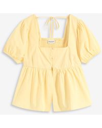 bonprix - Blusa Con Maniche A Palloncino E Bottoni - Lyst