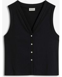 bonprix - Gilet Effetto Maglia A Coste - Lyst