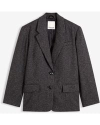 bonprix - Oversized Blazer Van Een Fijne Viscose-Mix - Lyst