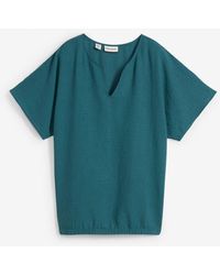 bonprix - Blusa Oversize Con Fondo Elastico - Lyst