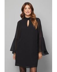 Wallis - Embellished Neck Shift Dress - Lyst