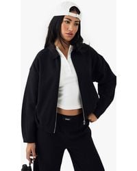 DSGN Studio - Heavy Weight Interlock Collared Zip Through Sweatshirt - Lyst