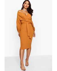 Orange Dresses for Women | Lyst