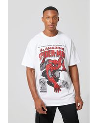Boohoo - Oversized Spiderman License T-shirt - Lyst